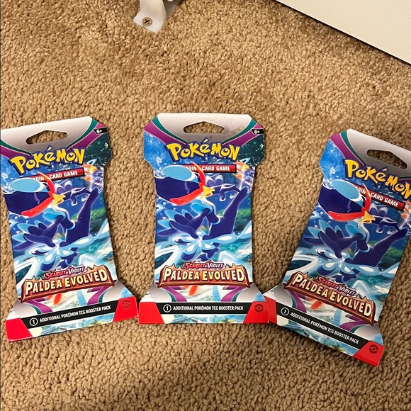 pokemon booster pack destined rivals Pokemon Trading Card Game Scarlet & Violet Paldea Evolved Checklane BL –  GameRoomPlaza main image 1